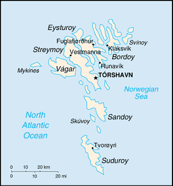 Map Of Europes Islands