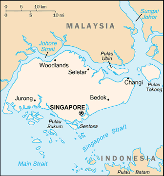  Singapore on Map Of Singapore Sn Gif