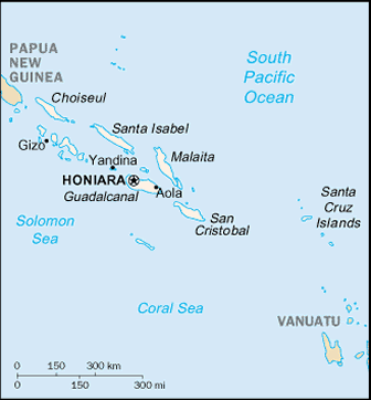 a map of papua new guinea. east of Papua New Guinea
