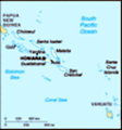 map of Solomon Islands