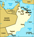 map of Oman