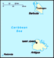 Antigua and Barbuda map
