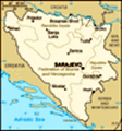 map of Bosnia and Herzegovina