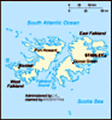 map of Falkland Islands