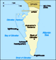 map of Gibraltar