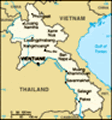 map of Laos
