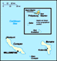 map of Netherlands Antilles