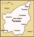 San Marino map