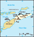 map of East Timor